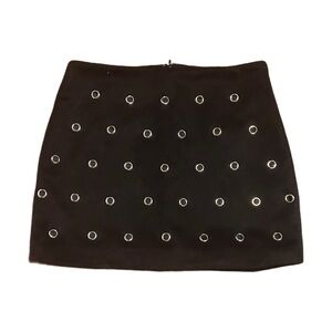 Forever 21 black Embellished Mini Skirt Night Out